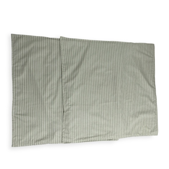Laura Ashley Other - Laura Ashley Set Of 2 Striped 100% Cotton Pillow Shams